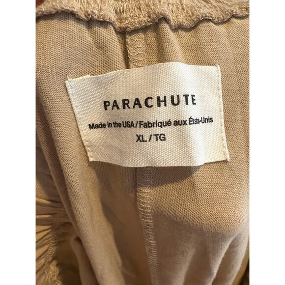 Parachute Organic Cotton Pants Wide Leg Relaxed Lounge Quite Luxury Bisque Sz XL - Picture 8 of 8